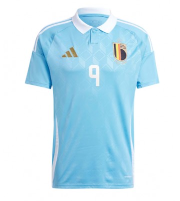 Belgien Leandro Trossard #9 Udebanetrøje EM 2024 Kortærmet